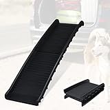 UISEBRT Hunderampe Auto Klappbar Hundetreppe Autorampe Hund Kofferraumrampe für...