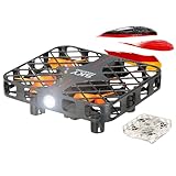 RC ferngesteuerte 4-Kanal mini Drohne mit Schutz-Käfig, Flying-Ball UFO-Drone,...