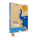 Trötsch Die Maus Notizbuch mit Klappe Elefant: Notizblock Geschenk Geschenkidee...