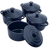 Belle Vous 4er Set Mini Cocette aus Keramik - 4Stk Auflaufform klein 170ml - 4x...