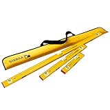 STABILA 19716 PRO SET 80 ASM, 4-teiliges Magnet-Wasserwaagen-Set, verstärktes...