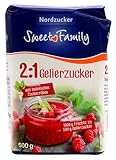 Nordzucker Sweet Family Gelierzucker 2:1, 14er Pack (14 x 500g)