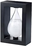 Carlo Milano Wetterglas: Modernes Fitzroy-Sturmglas in Tropfenform, 14cm (Sturmglas...