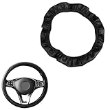COYUN 1 pcs Lenkradbezug Leder, Auto Zubehör Innenraum, Mikrofaser Leder...