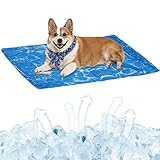 Hywean Neds Kühlmatte für Hunde Katzen 50 * 65cm, Haustier kühlmatte mit 5 x 100 cm...