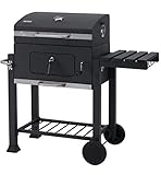 tepro Holzkohlegrill (Grillwagen) Toronto Click, Grillfläche: ca. 56 x 41,5 cm, mit...