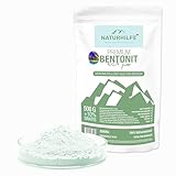 NATURHILFE Bentonit Pulver 550 g - Laborgeprüftes Mineralerde Natriumbentonit -...