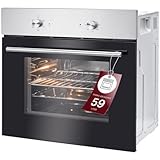 Bomann® Einbaubackofen mit Ober-& Unterhitze | Backofen mit 59L Nutzinhalt | Ofen mit...