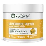AniForte Amerikanische Ulmenrinde Pulver für Hunde & Katzen 100g - Nach Durchfall &...