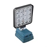 Volakebeing Für LED Strahler für Werkstatt Arbeitsleuchte mit USB Ladeanschluss, 4 Zoll...