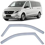 Windabweiser Regenschutz Schwarz für Mercedes V-Klasse Vito W639/2 W447 ab 14