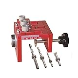 Pocket Hole Jig Set,CEIEVER 4 in 1 Taschenloch Bohrschablone Multifunktion...