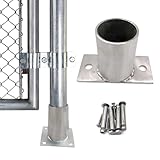 Pfostenanker mit Schraubensets, robuste Betonhalterung für Zaunreparatur und...