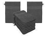 Betz 10 Stück Waschhandschuhe Palermo 100% Baumwolle Waschlappen Set Größe 16x21 cm...