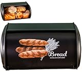 Ericetion Roll-brotkasten Aus Bambus, Umweltfreundlicher Brotkasten Zur Aufbewahrung in...