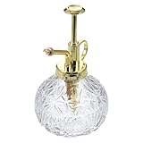 TOYZFRIENDY Vintage Glas Sprühflasche mit Pumpfunktion Präzise Bewässerung für...
