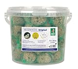 Kiebitzmarkt Meisenknödel Original im Netz Wildvogelfutter 55 x 95 g Eimer