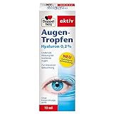Doppelherz Augen-Tropfen Hyaluron 0,2% – Medizinprodukt ohne Konservierungsstoffe mit...