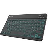 Fintie Beleuchtete Tablet Tastatur (Deutsches Layout QWERTZ), 10 Zoll Bluetooth...