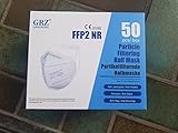 50 x GRZ FFP2 Maske faltbare Atemschutz Maske -min. haltbar bis 01.03.2023- Mundschutz...