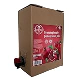 SIVIFOOD Granatapfelsaft im 3 Liter Vorteilspack - 100% natürlicher veganer...