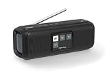 Karcher DAB Go tragbarer Bluetooth Lautsprecher & Digitalradio DAB+ / UKW Radio...