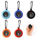 Glamifyr 5 Stück Kompass für Kinder, Outdoor Bushcraft Compass Mit...