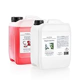 HANSE PRO Pflege-Set für Luftbefeuchter und Luftwäscher, 2 x 5000 ml I Hygiene-Mittel I...