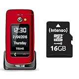 Emporia TellMe X200 Grosstasten-Klapphandy (mit Farbdisplay Aussendisplay Notruftaste...