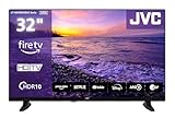 JVC Fernseher 32 Zoll Fire TV HD-Ready Smart TV HDR Fernseher mit Alexa Sprachsteuerung...