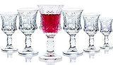 Srgeilzati Sherry-Gläser mit Kristallglas, 50 ml