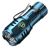 Taschenlampe kleine aufladbar LED Extrem Hell 6000 Lumen, TYPE-C aufladbar 4*...