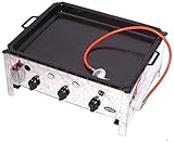 Profi Gasbräter Gastrobräter Gasgrill 55510 + Pfanne 504 SET 3 EDELSTAHL...