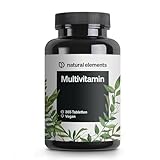 Multivitamin – 365 vegane Tabletten – Jahresvorrat – wertvolle Vitamine A-Z, mit...