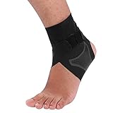 Knöchelbandage Atmungsaktives Neopren Fuß-Bandage Einstellbar Fußgelenkstütze Hilft...