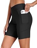 Ekouaer Badeshorts Damen Lang Knielang Schnelltrocknend Badehose Schwimmhose...