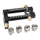 SchAan 2-In-1 Bohrvorrichtungs Set,Multifunktion Pocket Hole Jig...