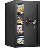 75L Großer Safe Tresor Feuerfest für Zuhause, Digitaler Tresor mit...