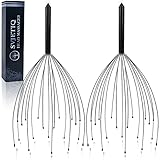Svjetiq 2er-Pack Kopfhautmassagegerät, Handmassage, Kribbeln, Kopfmassagegerät mit 12...