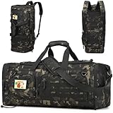 FRETHIND 50L Herren Sporttasche mit Nass- & Schuhfach Rucksack 3 in 1 Reisetasche...