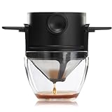 volumoon Kaffeefilter 1–2 Tassen, Kaffeefilter Wiederverwendbar, Kaffeetropfer...