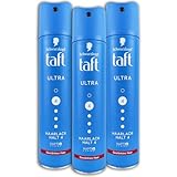 3 er Pack Taft Haarlack Ultra Halt 4 3 x 250 ml Haarspray