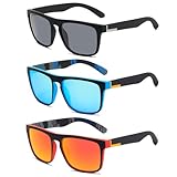 DKDDSSS 3 Paar Polarisierte Sonnenbrille, Polarisierte Sonnenbrille Herren/Damen,...