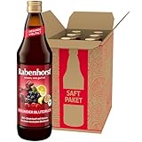 RABENHORST Gesunder Blutdruck BIO 6er Pack (6 x 700 ml) - Rote Bete-Mehrfruchtsaft mit...