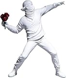 LAIX Banksy Skulptur Wut, Der Blumenwerfer, 21,5 cm - Eine Exklusive Ergänzung für...