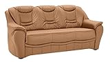 Cavadore 3-Sitzer Bansa mit Federkern / Polstercouch in Leder / 198 x 94 x 95 /...