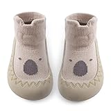 Exemaba Baby Sockenschuhe rutschfeste Niedlicher Cartoon Weicher Stricken Babybodenschuhe...