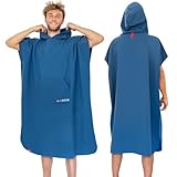AUTDOOR® Mikrofaser Badeponcho Damen & Herren - nachhaltig aus 100% recycelten...