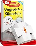Aeroxon Ungeziefer Köderdose – 8X Insektenfallen zur Überwachung und Bekämpfung von...