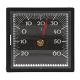 Lantelme Autothermometer selbstklebend und kabellos | Analoges Bimetall...